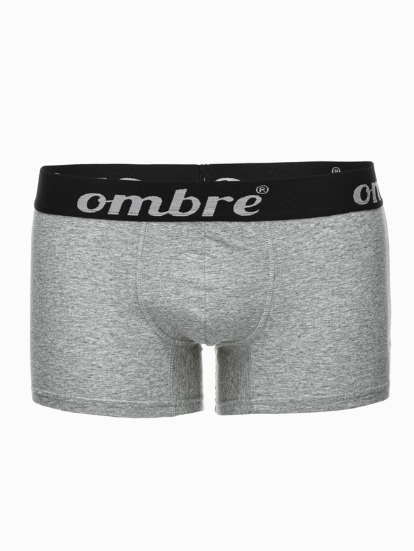 Ombre Clothing Šedé pánské boxerky - 3 pack Ombre Clothing U159