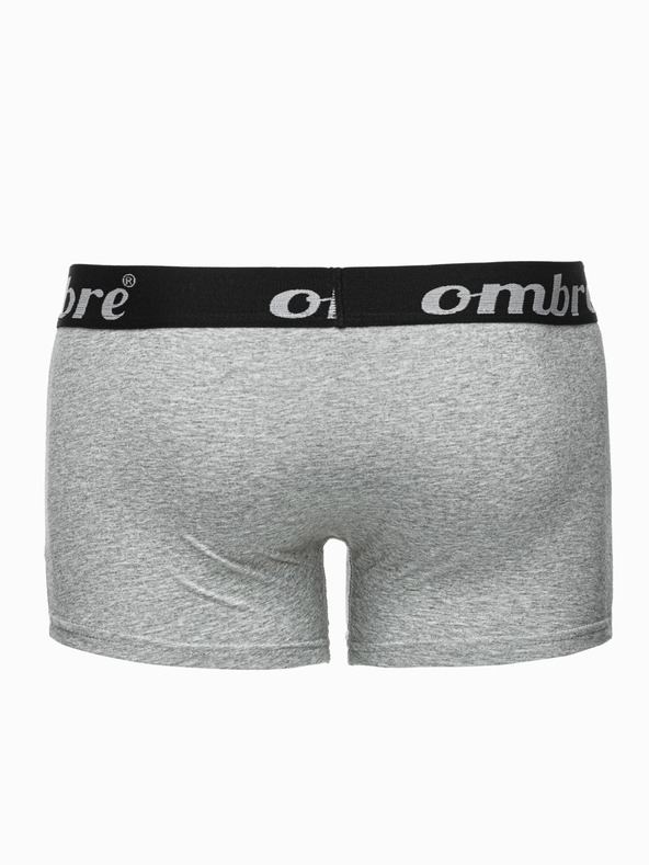 Ombre Clothing Šedé pánské boxerky - 3 pack Ombre Clothing U159