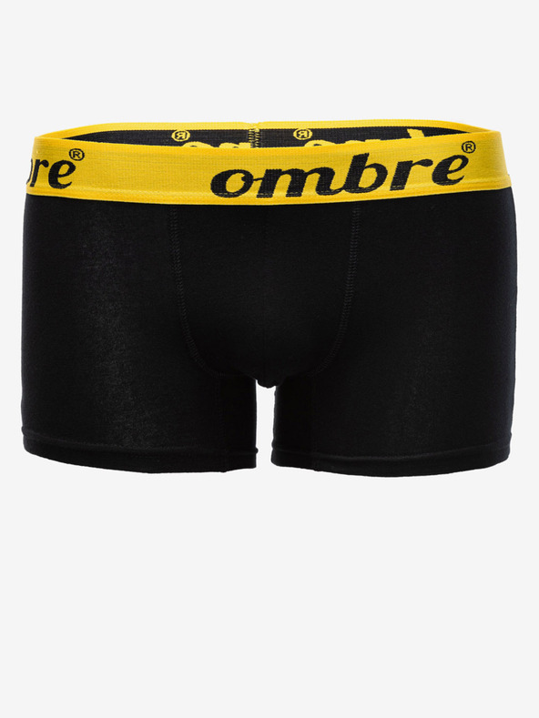 Ombre Clothing Černé pánské boxerky - 7 pack Ombre Clothing U157