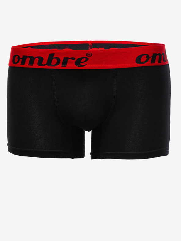 Ombre Clothing Černé pánské boxerky - 7 pack Ombre Clothing U157