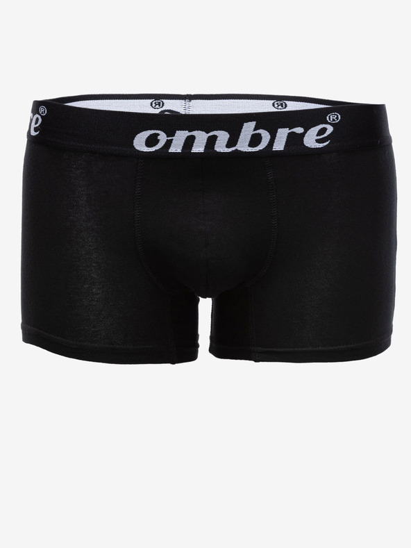 Ombre Clothing Černé pánské boxerky - 7 pack Ombre Clothing U157