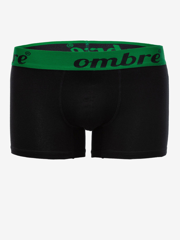 Ombre Clothing Černé pánské boxerky - 7 pack Ombre Clothing U157