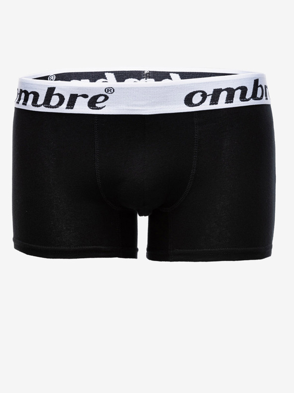 Ombre Clothing Černé pánské boxerky - 7 pack Ombre Clothing U157