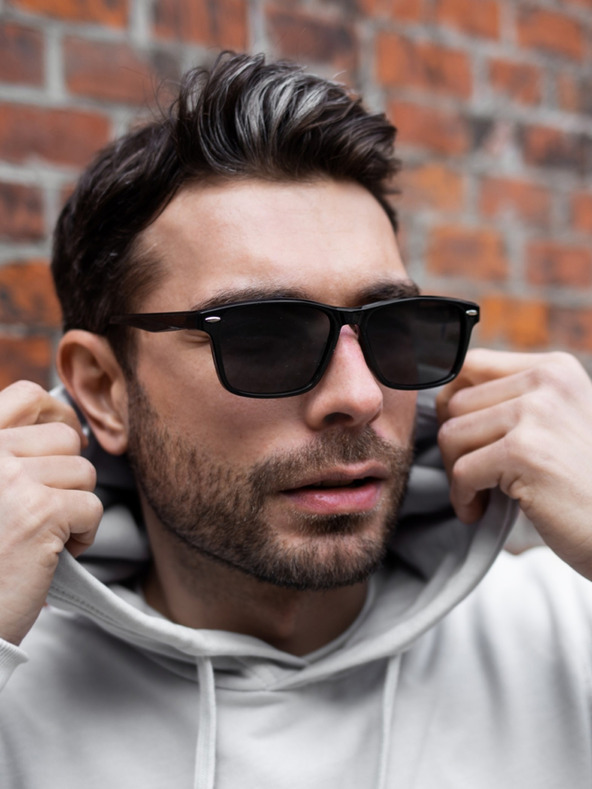 VEYREY VeyRey Sluneční brýle polarizační Nerd Rudolf černé