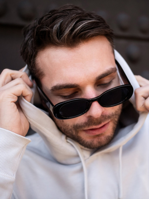 VEYREY VeyRey Sluneční brýle oválné Gudmar černé