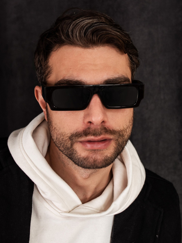 VEYREY VeyRey Sluneční brýle hranaté Vest černé