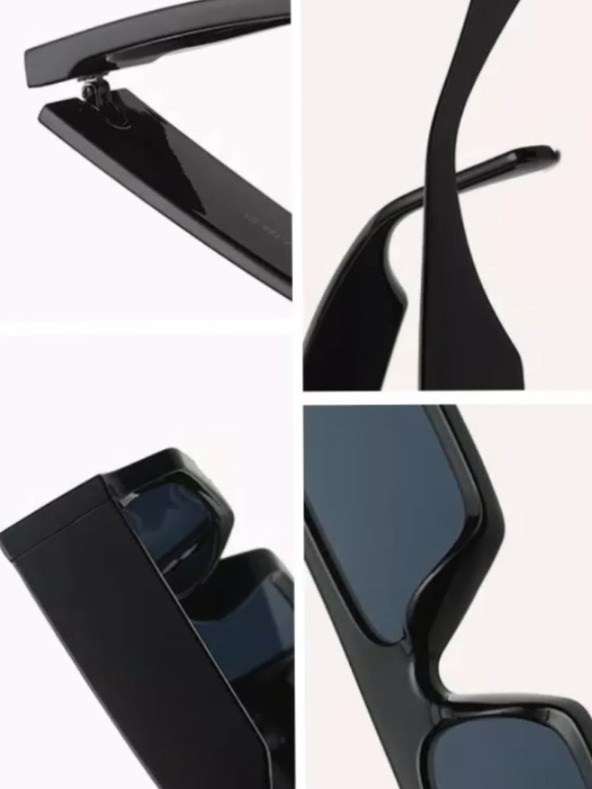 VEYREY VeyRey Sluneční brýle hranaté Vest černé