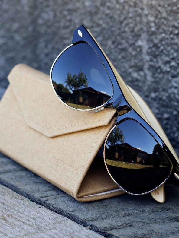 VEYREY VeyRey Sluneční brýle polarizační polorámové Hyalos černá skla