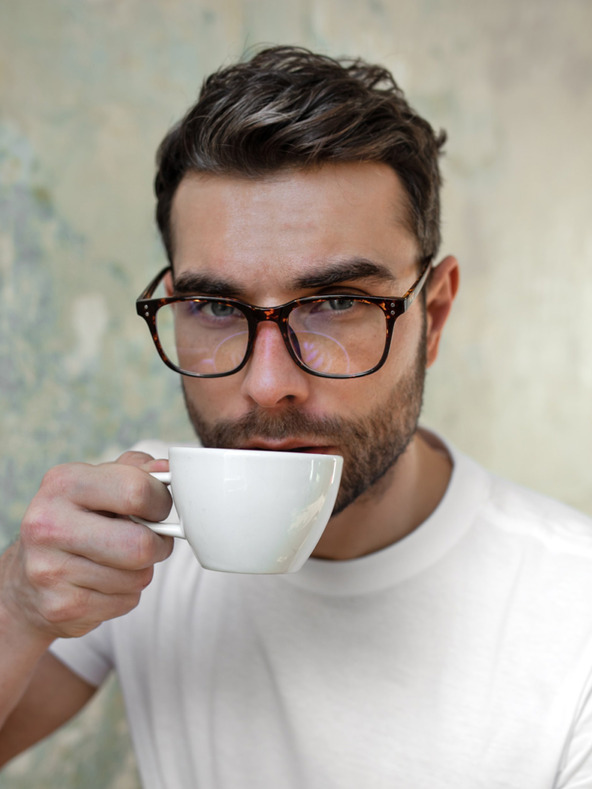 VEYREY VeyRey Brýle blokující modré světlo hranaté Evelin hnědé