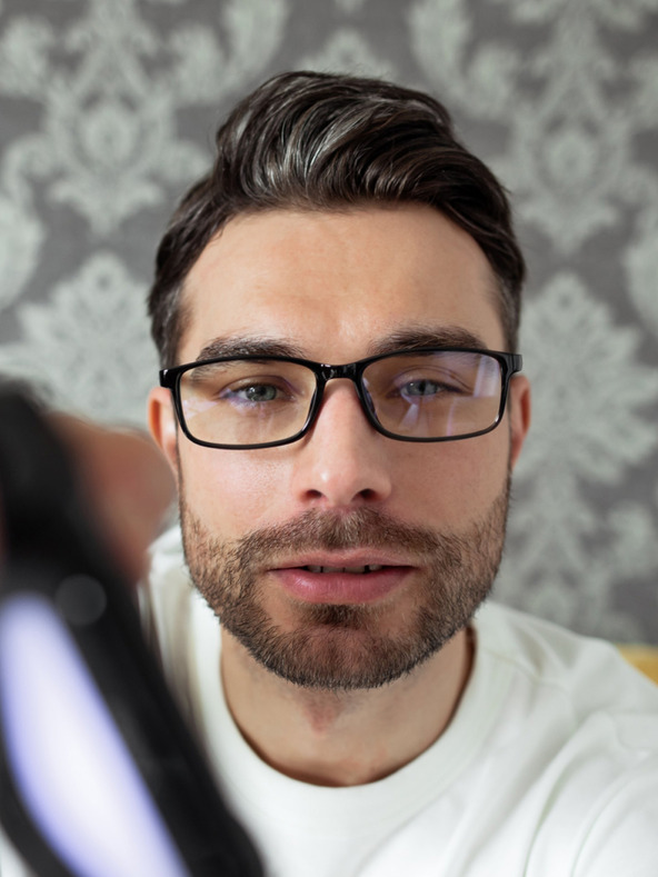 VEYREY VeyRey Počítačové brýle hranaté Rafael černé