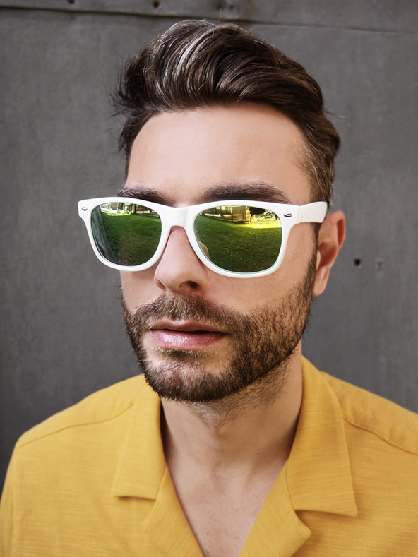 VEYREY VeyRey Sluneční brýle Nerd zrcadlové zlatá skla