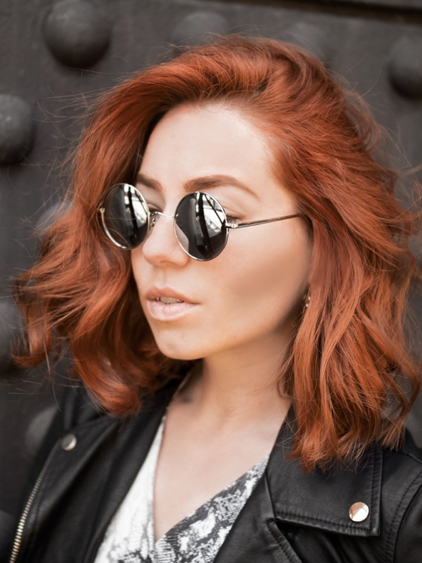 VEYREY VeyRey Polarizační sluneční brýle lenonky Braam stříbrné