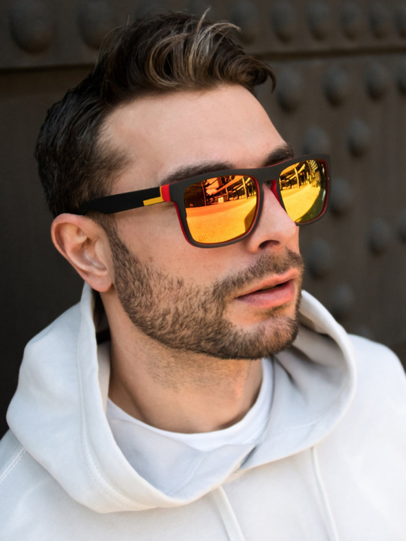 VEYREY Černé pánské sluneční polarizační sbrýle  VeyRey Teo