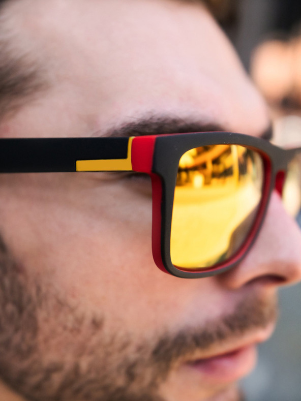 VEYREY Černé pánské sluneční polarizační sbrýle  VeyRey Teo