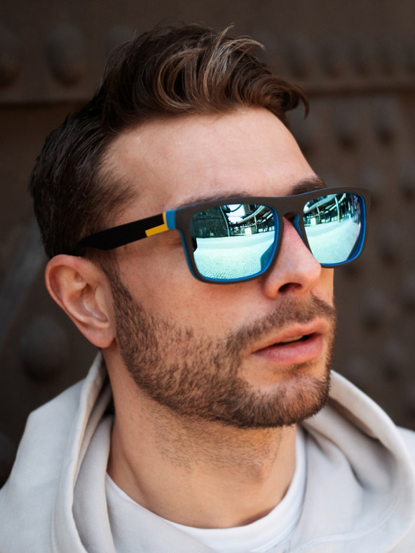 VEYREY VeyRey Polarizační sluneční brýle Nerd Robert modré