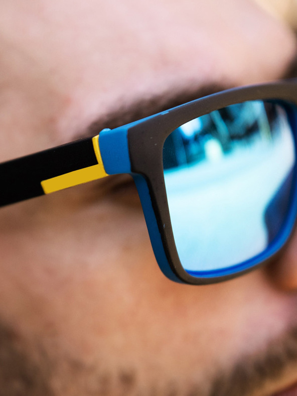 VEYREY VeyRey Polarizační sluneční brýle Nerd Robert modré