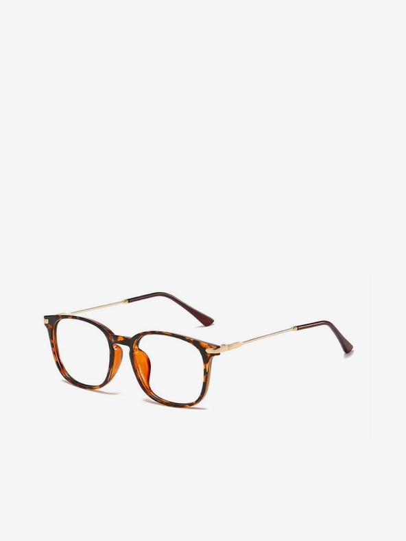 VEYREY VeyRey Brýle blokující modré světlo hranaté Orvar hnědé