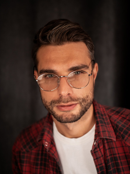 VEYREY Brýle blokující modré světlo ve stříbrné barvě VeyRey Deug