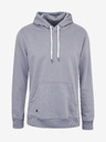 Ombre Clothing Šedá pánská basic mikina s kapucí Ombre Clothing