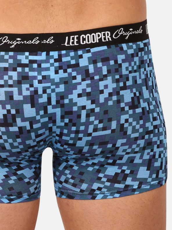 Lee Cooper Sada tří pánských boxerek v modré, fialové a červené barvě Lee Cooper