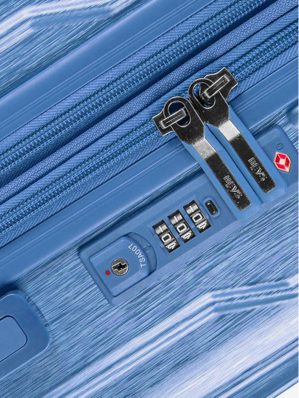 Heys Sada tří cestovních kufrů v modré barvě Heys Xtrak S,M,L