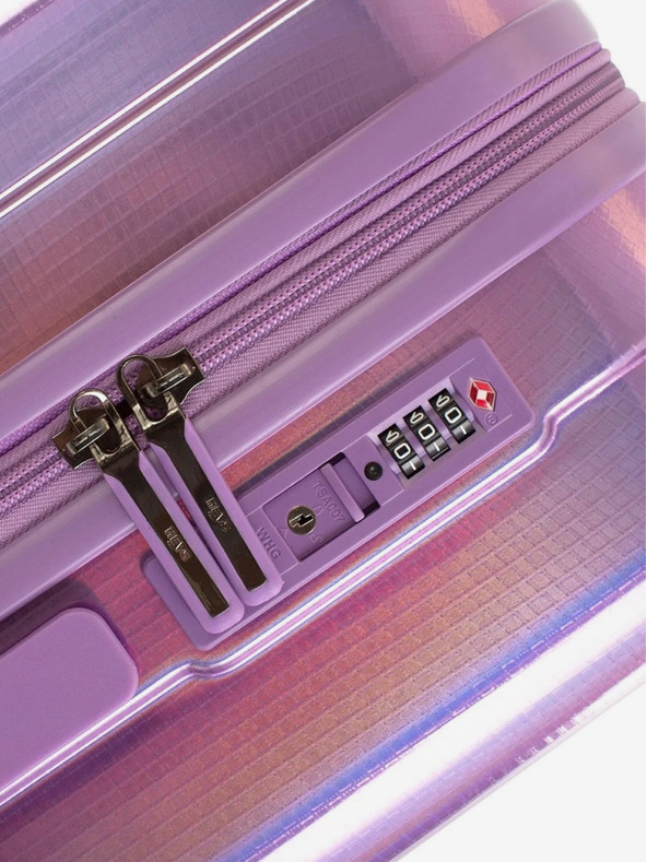 Heys Sada tří cestovních kufrů v fialové barvě Heys Astro S,M,L