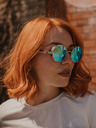 VEYREY Stříbrné unisex sluneční brýle VeyRey Emphunnyial