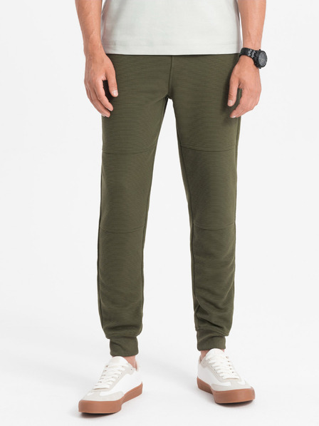 Ombre Clothing Khaki pánské tepláky Ombre Clothing Ottoman