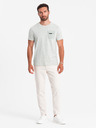 Ombre Clothing Světle zelené pánské tričko s kapsičkou Ombre Clothing