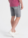 Ombre Clothing Šedé pánské džínové kraťasy Ombre Clothing