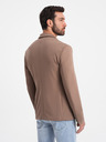 Ombre Clothing Béžové pánské sako s kapsami Ombre Clothing