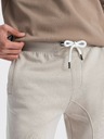 Ombre Clothing Béžové pánské tepláky jogger Ombre Clothing
