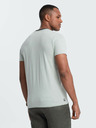Ombre Clothing Šedé pánské tričko Ombre Clothing