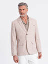 Ombre Clothing Béžové pánské sako Ombre Clothing