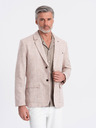 Ombre Clothing Béžové pánské sako Ombre Clothing