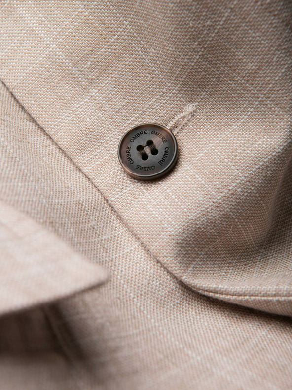 Ombre Clothing Béžové pánské sako Ombre Clothing