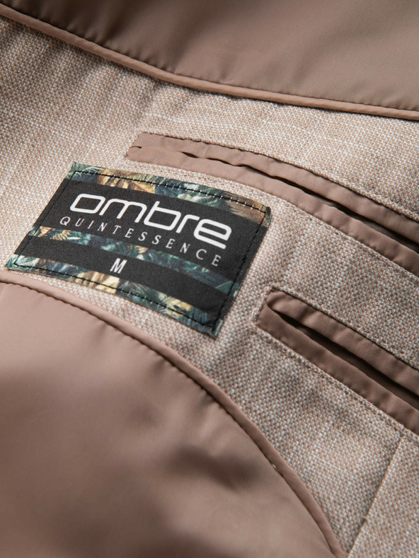 Ombre Clothing Béžové pánské sako Ombre Clothing