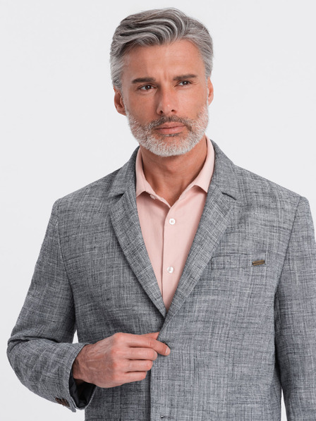 Ombre Clothing Šedé pánské sako Ombre Clothing