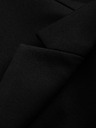 Ombre Clothing Černé pánské sako s kapsami Ombre Clothing
