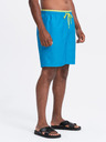 Ombre Clothing Modré pánské žebrované plavky Ombre Clothing