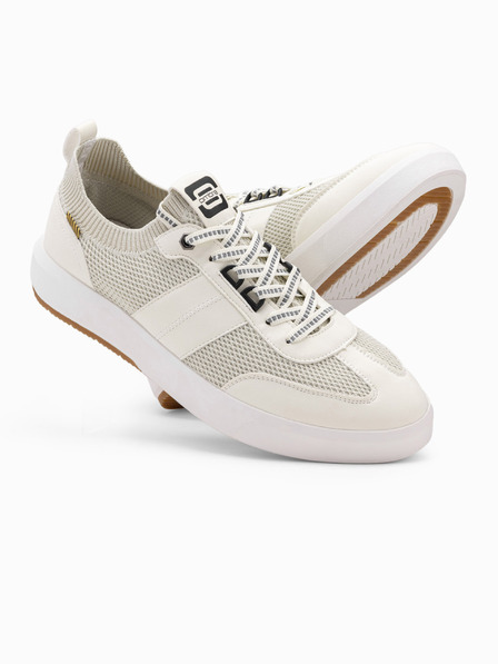 Ombre Clothing Béžové pánské slip-on tenisky Ombre Clothing