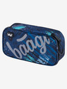 BAAGL  Modrý školní penál etue skate struktury Baagl