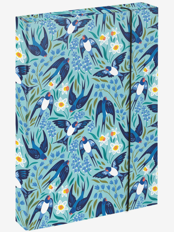 BAAGL  Modré desky na školní sešity A4 Baagl |Jumbo Vlaštovky