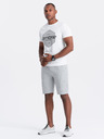 Ombre Clothing Pánské úpletové krátké tepláky Ottoman Ombre Clothing