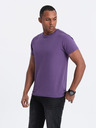 Ombre Clothing Pánské klasické bavlněné tričko BASIC Ombre Clothing