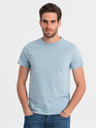 Ombre Clothing Pánské klasické bavlněné tričko BASIC Ombre Clothing