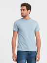 Ombre Clothing Pánské klasické bavlněné tričko BASIC Ombre Clothing
