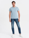 Ombre Clothing Pánské klasické bavlněné tričko BASIC Ombre Clothing