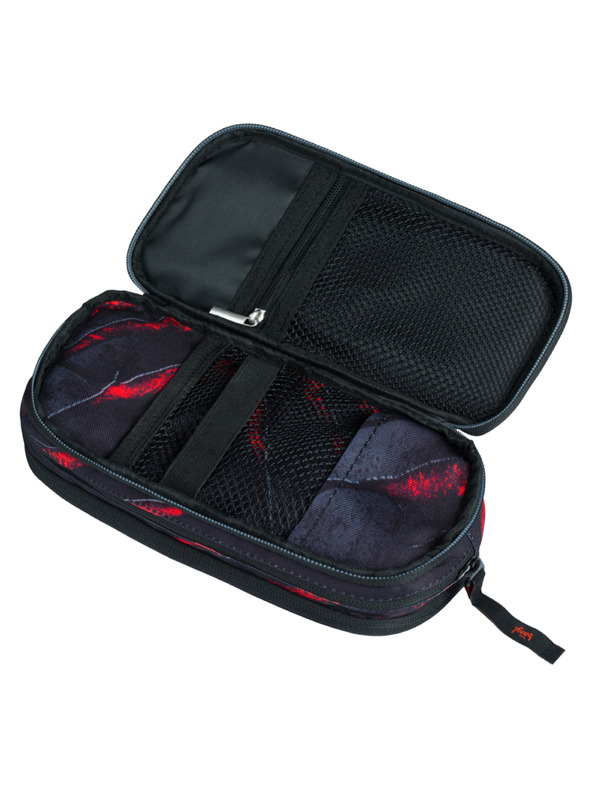 BAAGL  Šedý studentský penál etue Baagl Láva