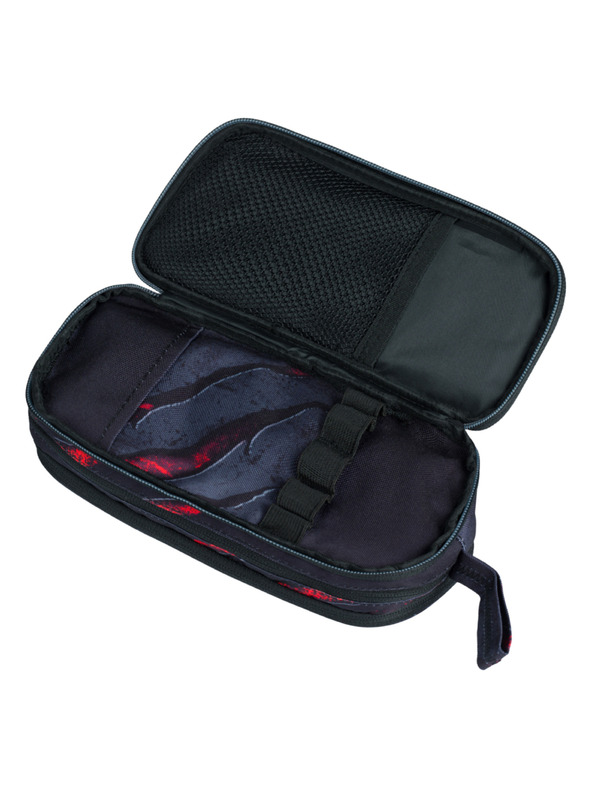 BAAGL  Šedý studentský penál etue Baagl Láva